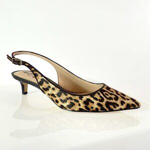 Sam Edelman Leopard Print Slingback Heels